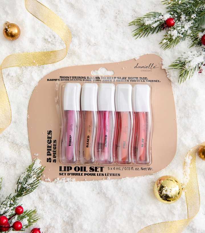 Danielle Creations Pack of 5 Pink Lip Oil Set