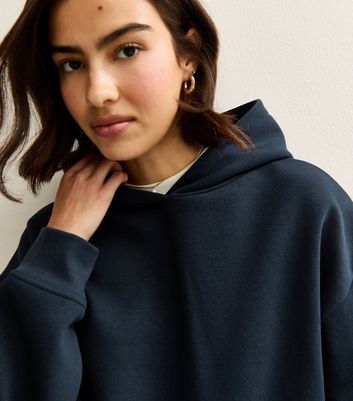 【新品未使用】UJOH Drop Shoulder JKT navy Navy Relaxed Drop Shoulder Hoodie | New Look