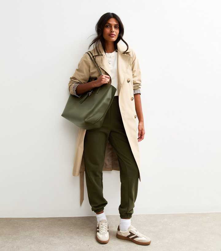 Green Cuffed Ankle Joggers
