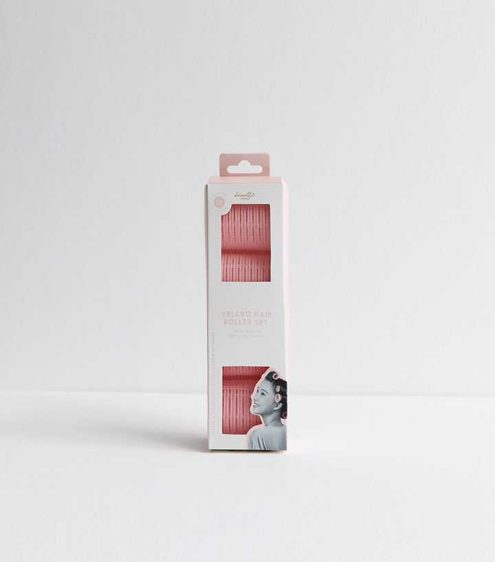 Pink Velcro Danielle Creations Pink Velcro Hair Roller Set | New Look