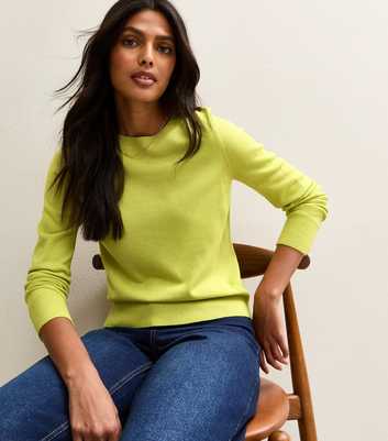 Bright Green Crew Neck Jumper
