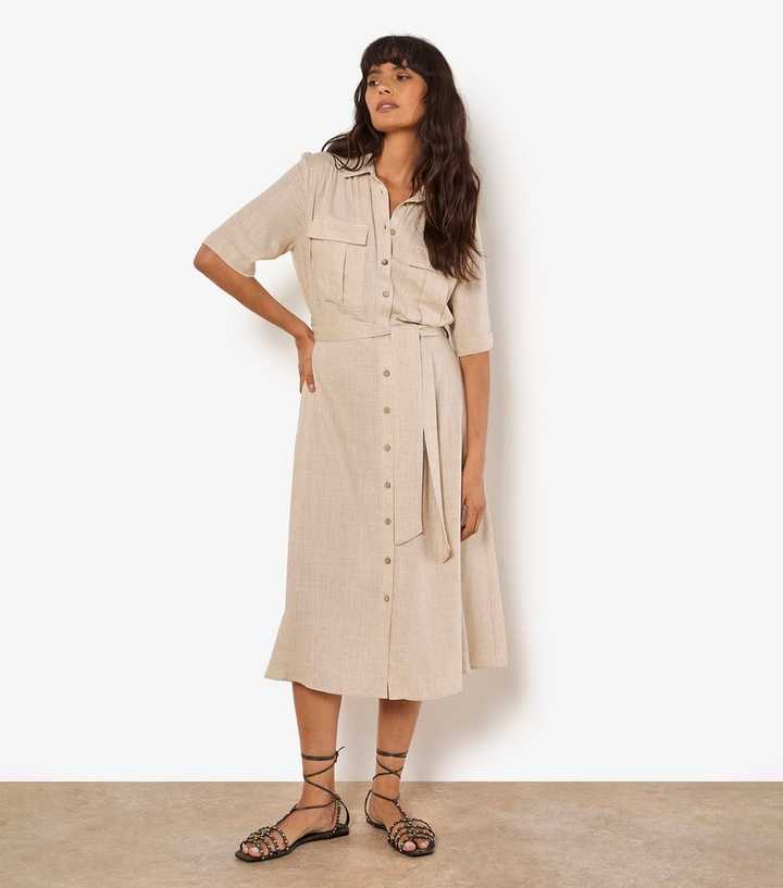beige long sleeve dress midi Beige Knit Off Shoulder Long Sleeve Maternity Midi Dress main image 0