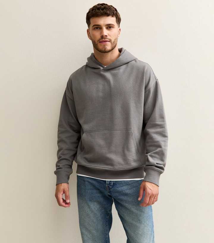 Mid Grey Oversized Hoodie