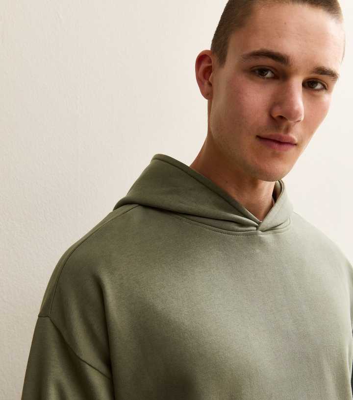 Khaki Oversized Hoodie