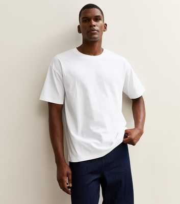 White Oversized Short Sleeve T-Shirt