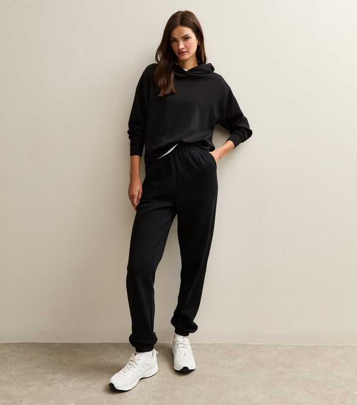 Tall Black Cuffed Joggers