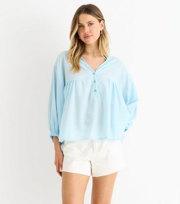 smock top new look
