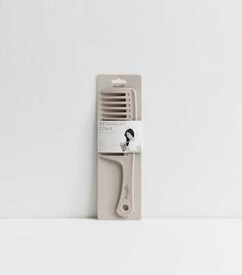 Danielle Creations Light Brown Wide Tooth Detangler Comb