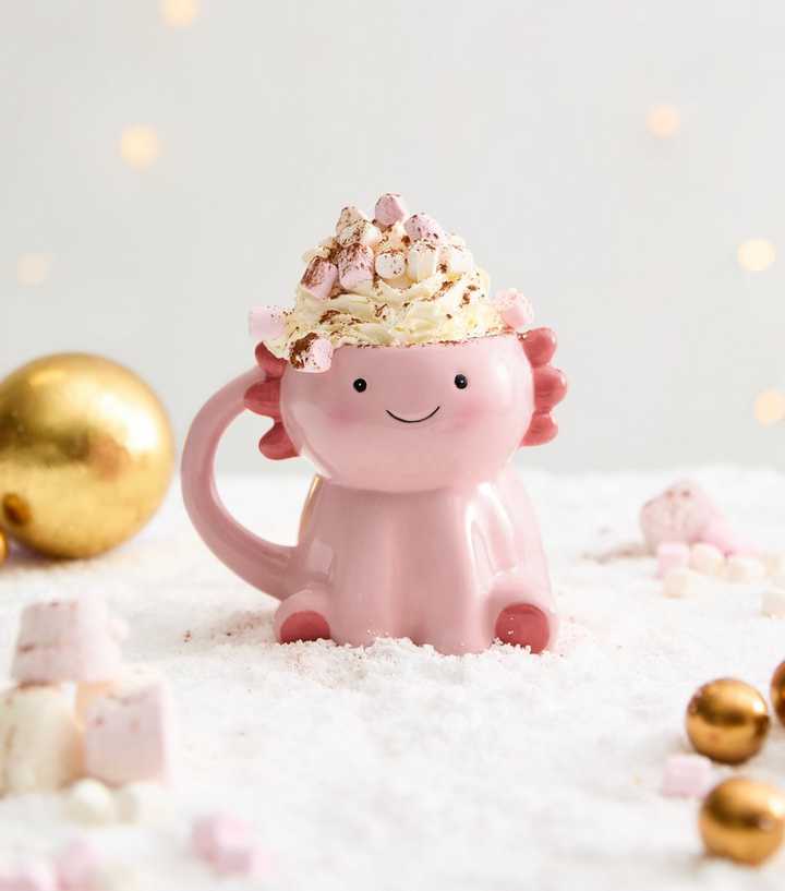 Pink Axolotl Mug