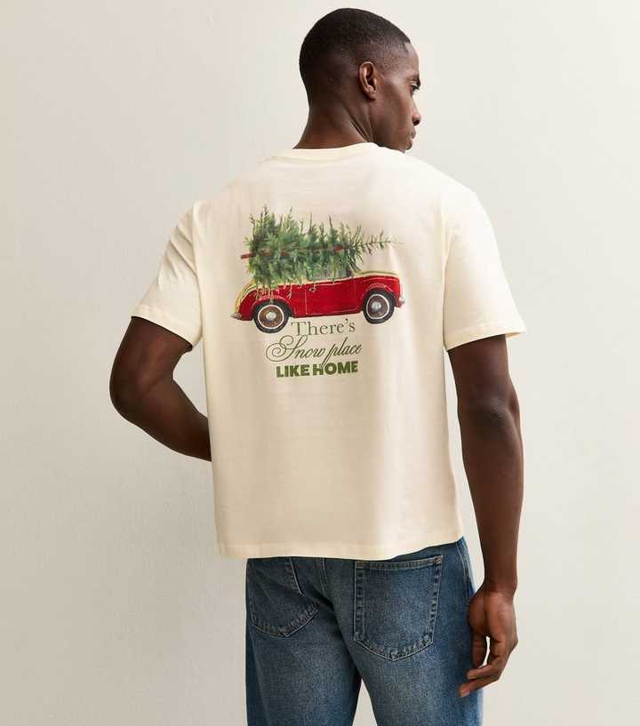 Jack & Jones Cream Holiday Spirit T-Shirt