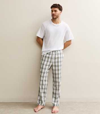 Jack & Jones White T-Shirt and Check Boxers Gift Set