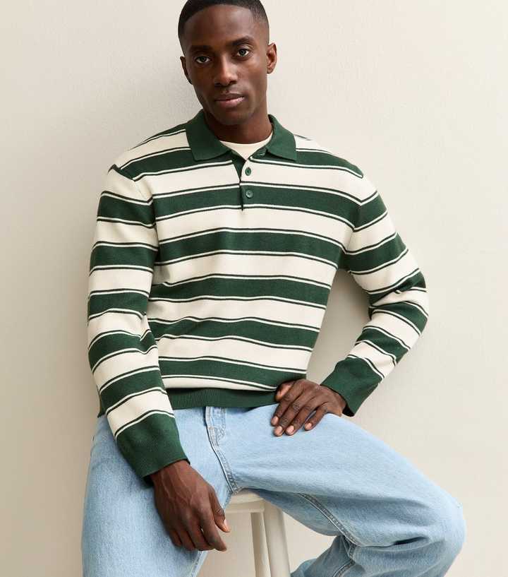 Jack & Jones Dark Green Regular Knit Polo Shirt