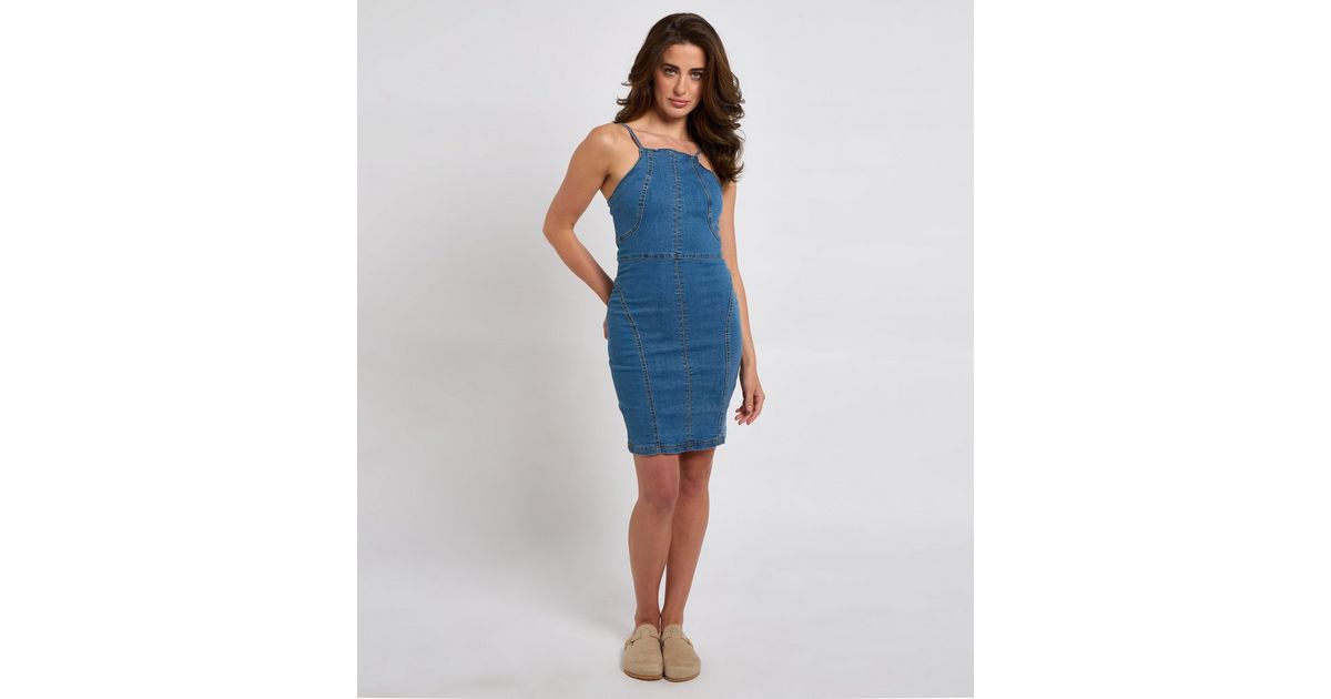 Urban Bliss Blue Denim Dress
