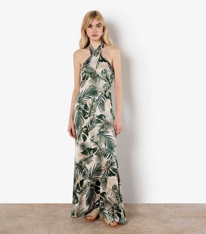 slim fit dress slacks FINAL SALE APRICOT- KNITTED GREEN DRESS main image 1