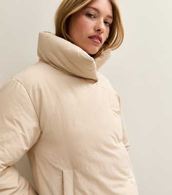 Off White Duvet Short Puffer Jacket