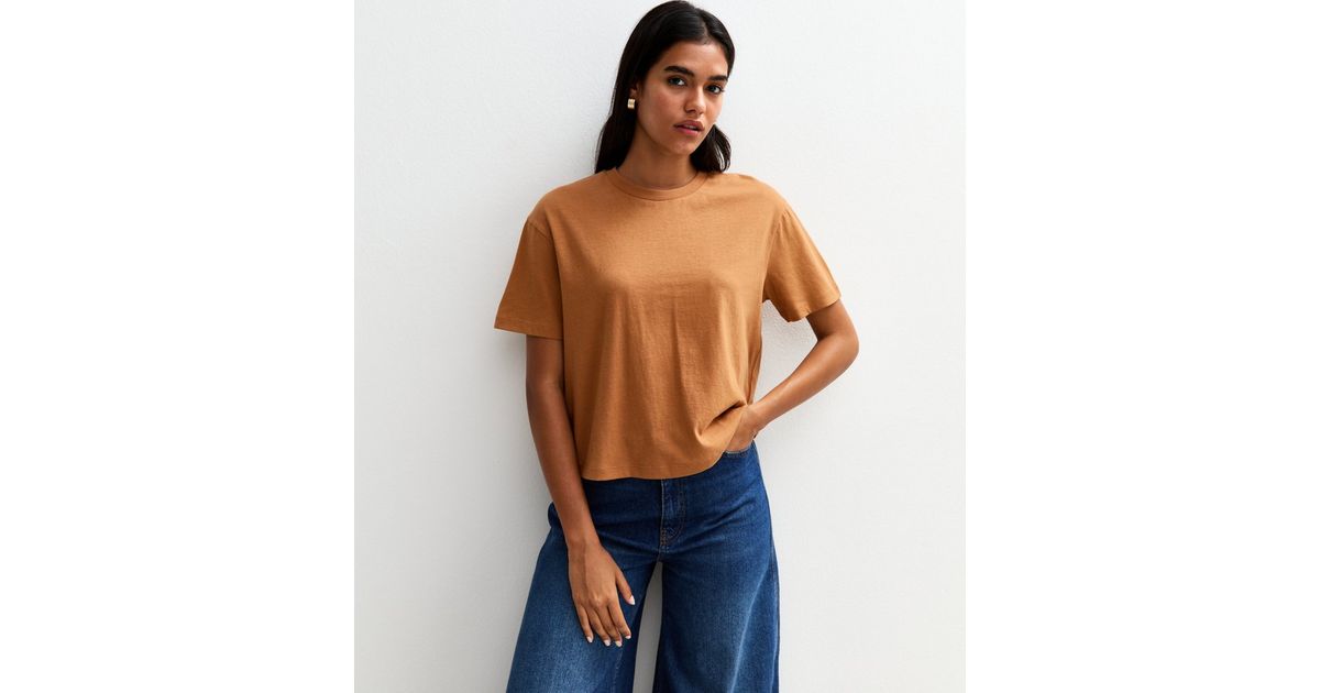 Ochre Yellow Boxy Top
