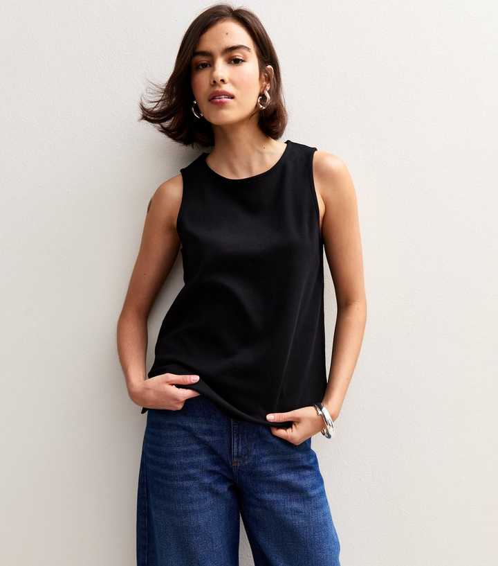 Premium Black Heavyweight Cotton Tank Top