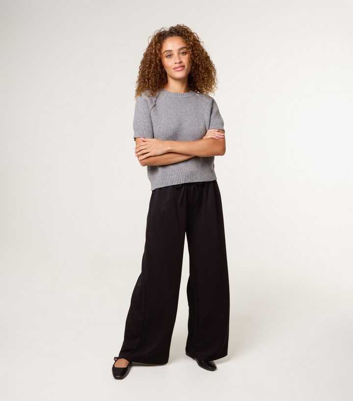 Blue Vanilla Black Wide Leg Trousers