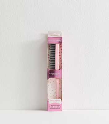 Brushworks Pink Back Comb Brush