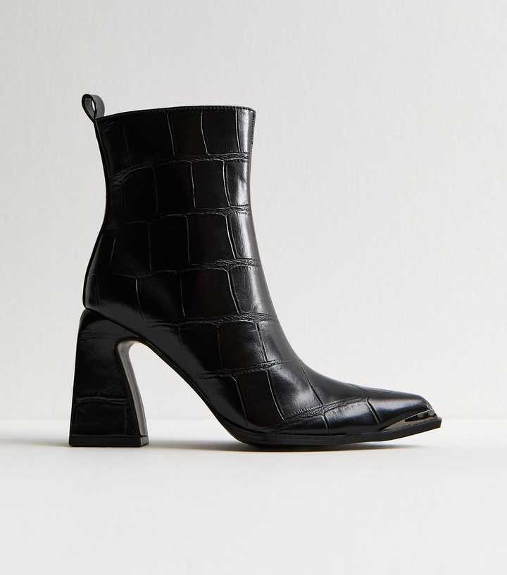 Public Desire Anthero Textured Ankle Boot