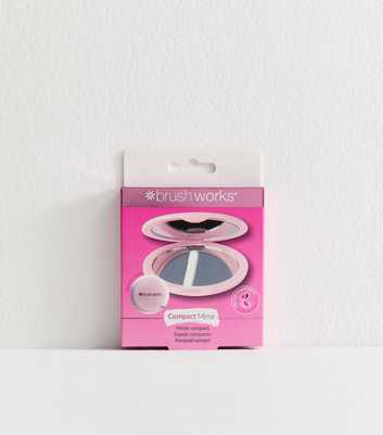 Brushworks Pink Compact Mirror