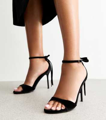 Public Desire Sunday Velvet Court Shoes
