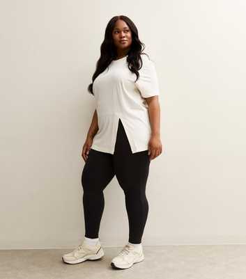 Curves Black High Waist Leggings