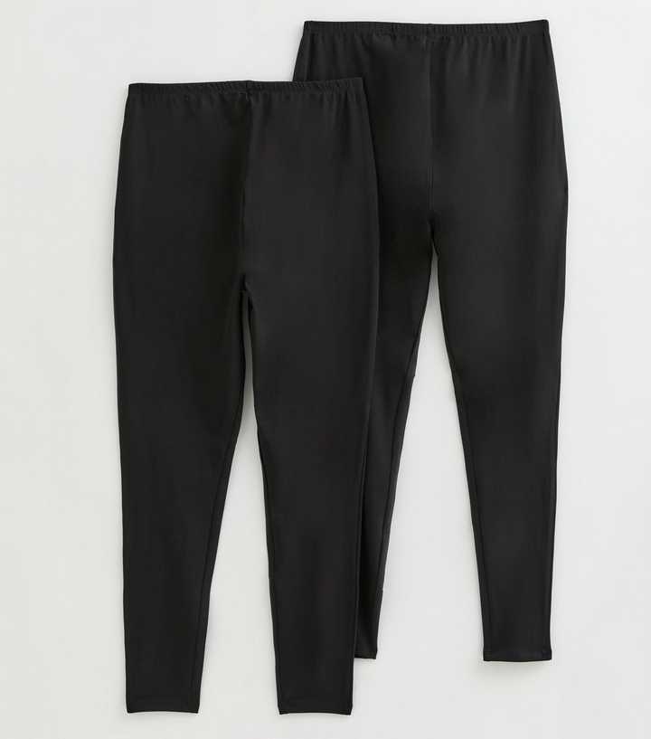 Maternity Pack Of 2 Black Leggings