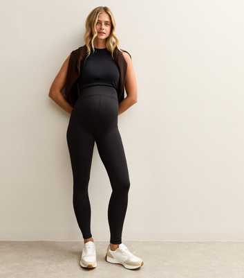 Maternity Black Contour Leggings