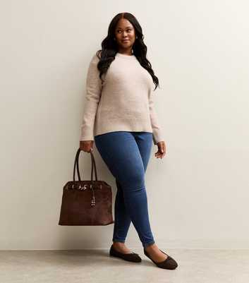 Curves Blue Emilee Jeggings