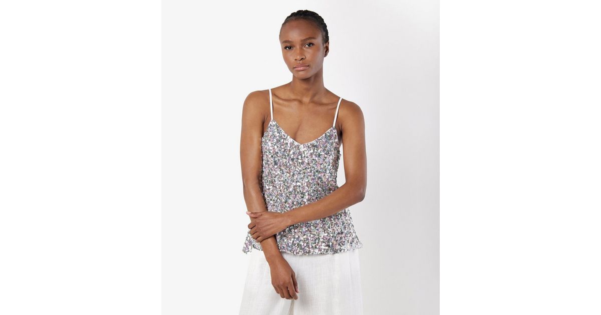 Get On My Level Cropped Cami in Mint