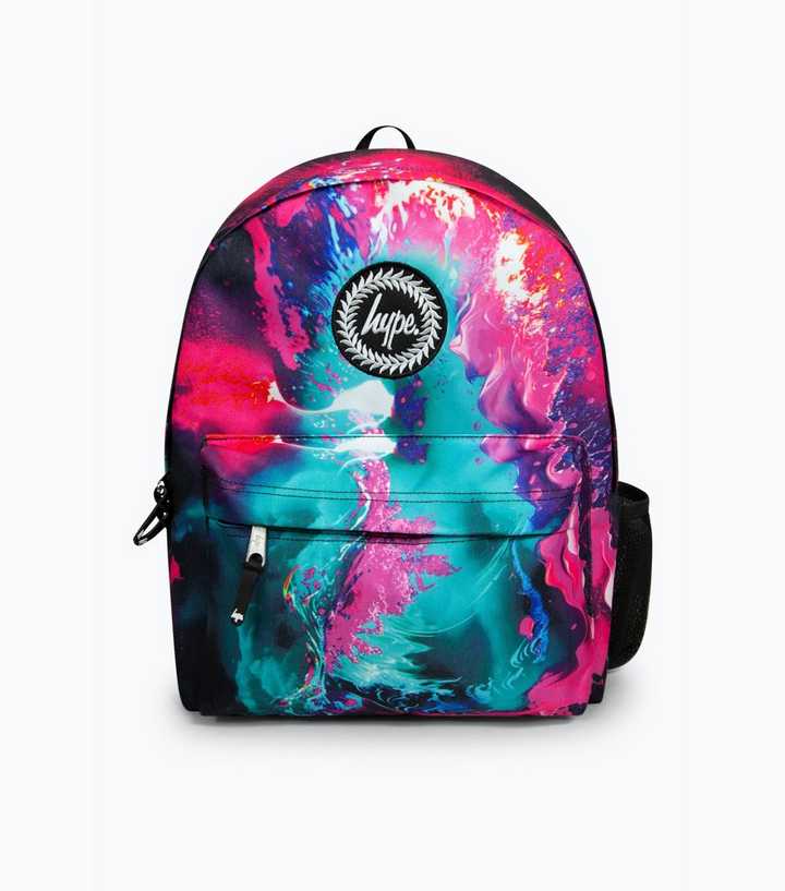 Explosion Backpack Hype Multicoloured Explosion Backpack | New Look