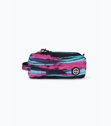 Hype Multicoloured Pastel Zebra Pencil Case