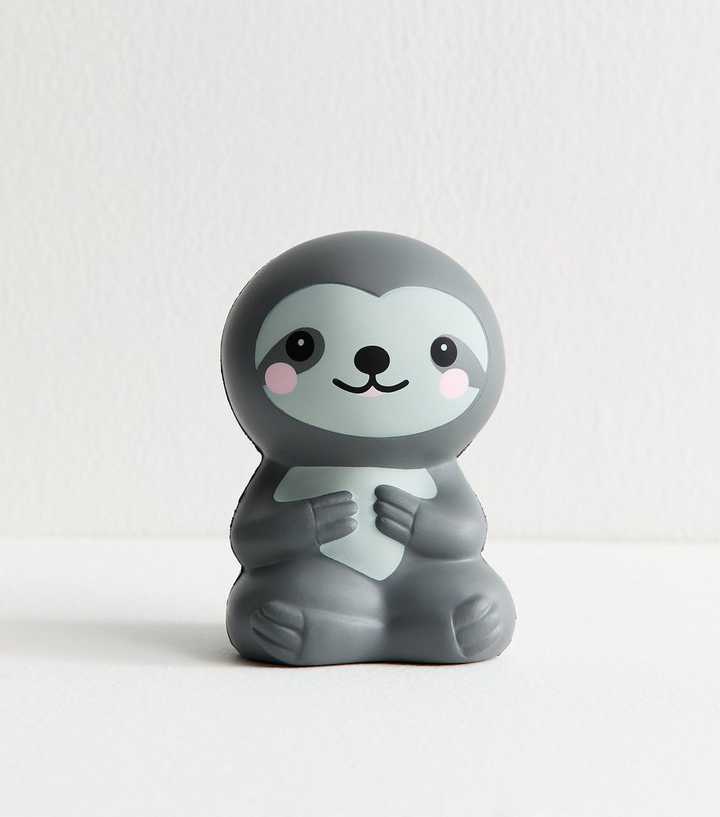 Grey Sloth Foam Stress Ball