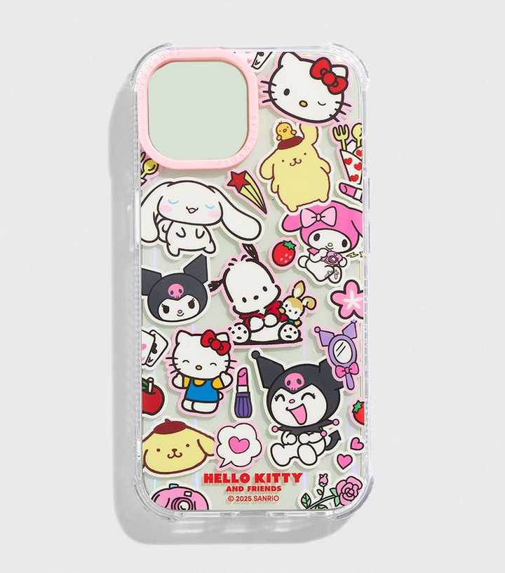 Skinnydip Multicolour Hello Kitty Sticker Print iPhone Case
