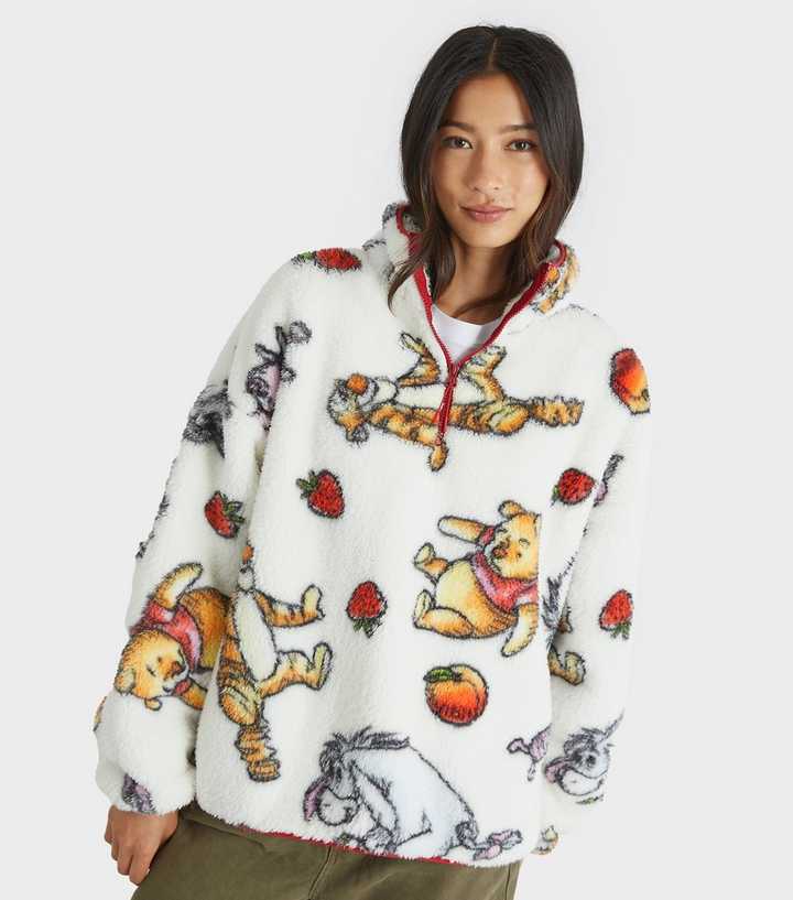 Skinnydip Cream Disney Winnie the Pooh Longline Fleece