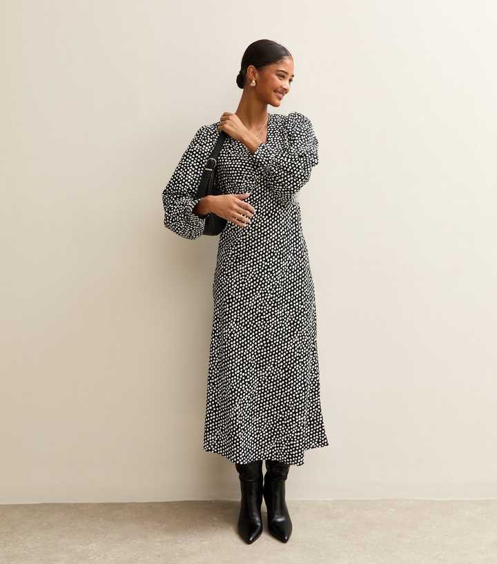 sachin and babi light blue dress V-neck Gold Brocade Column Midi Bridesmaid Dress In Winter Mist main image 1
