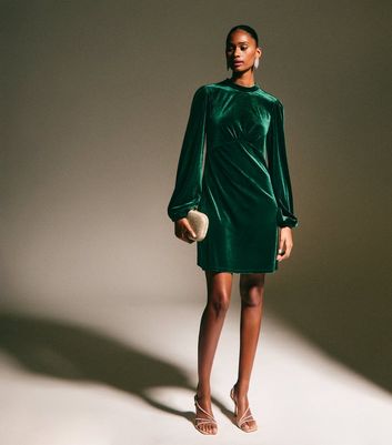 dark green mini dress long sleeve Short Fashion Girls Forest Green Dress Dark Green Velvet High Neck Long Womens dresses COLOR:Portobella 98=handle1=Wide Sideboard=oakham-wide-sideboard-with-drawers-nude-pink Black Maxi Dress, CottageGoth, Elegant chiffon shapes this