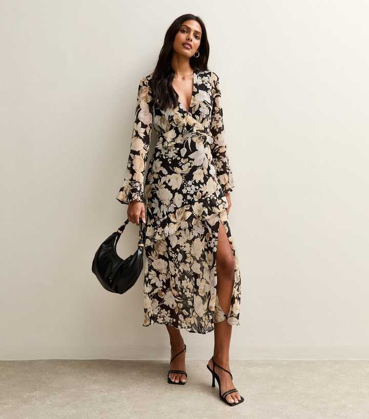 midi rose gold sequin dress Kayleen Peach Sequin Midi Dress Malibu Peach / 2