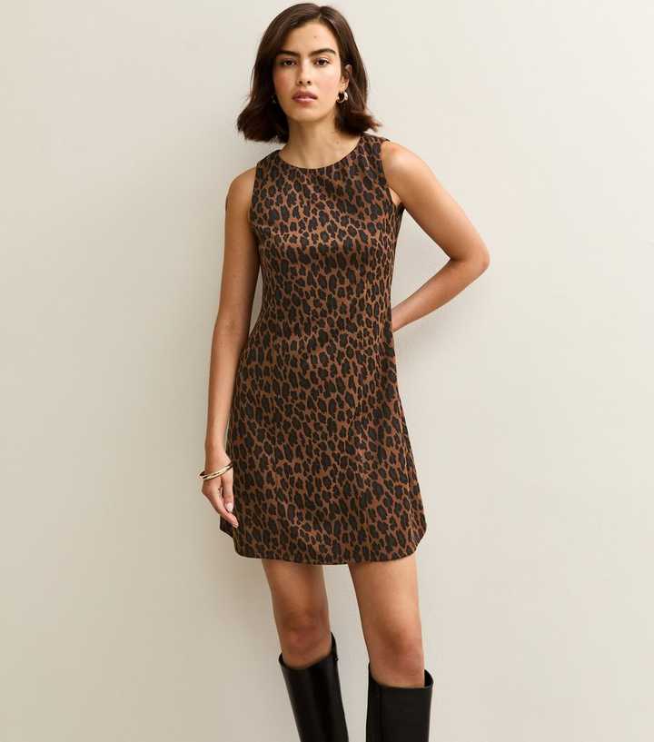 sachin and babi light blue dress Penelope Animal Print Summer Mini Dress | SANCTUMOM