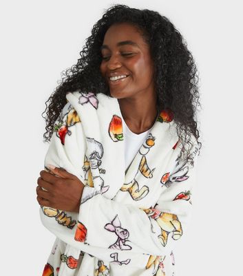 Skinnydip White Disney Winnie the Pooh Fruit Dressing Gown