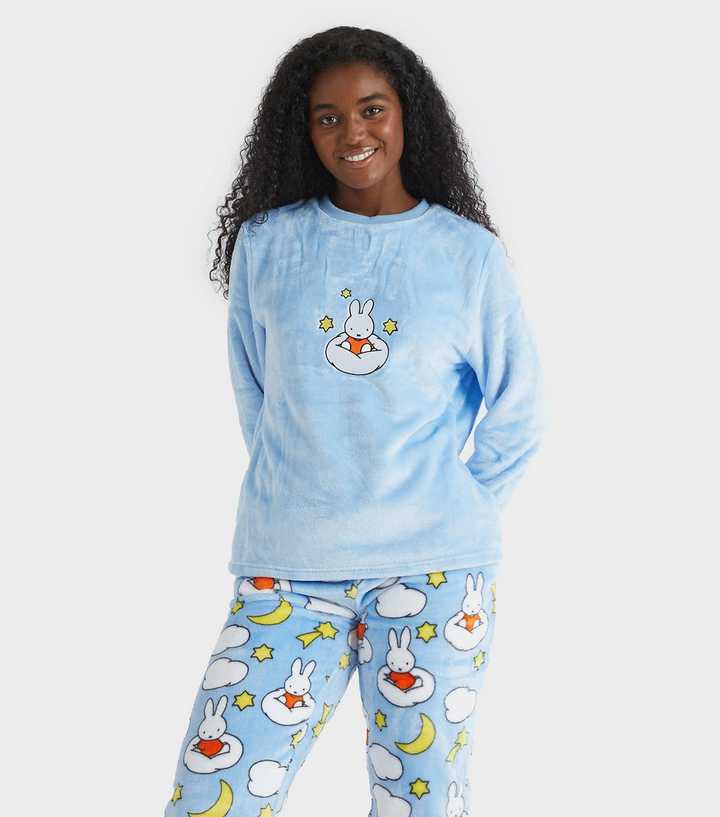 Skinnydip Light Blue Miffy Cloud Fleece Pyjama Set