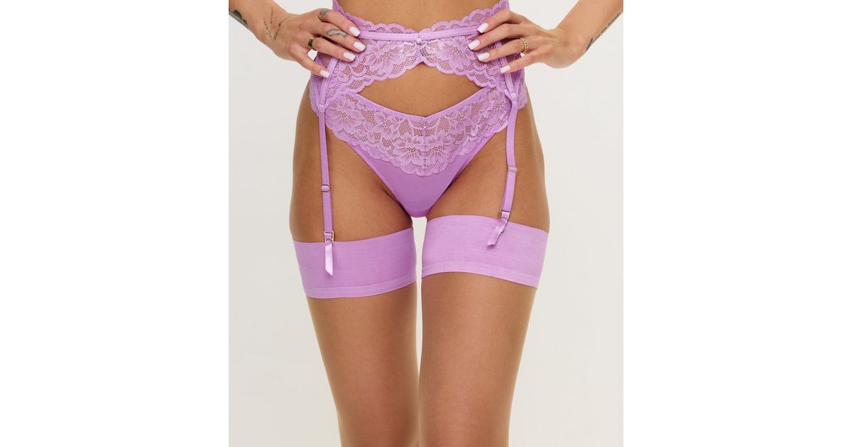 Elegant Suspender Belt 4 Straps Floral Lace Lace Suspender Belt For  Stockings