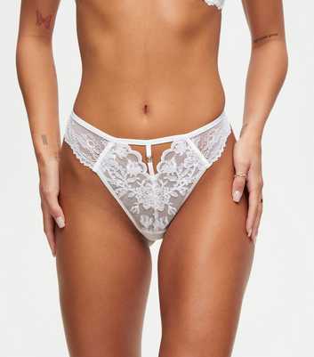 Ann Summers White The Icon Lace Thong