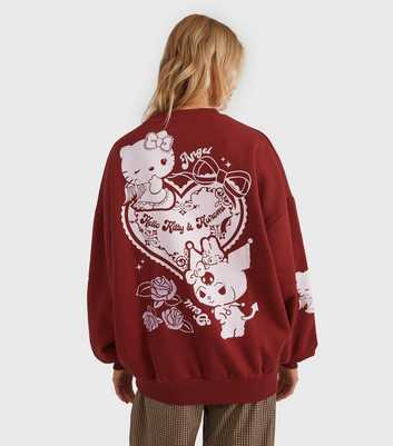 Skinnydip Red Hello Kitty Kuromi Sweatshirt