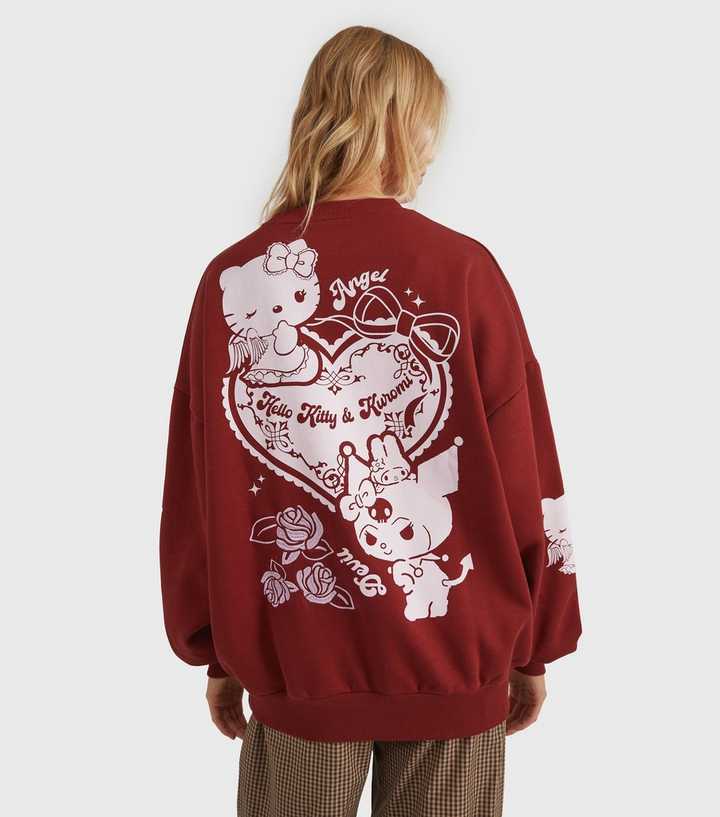 Skinnydip Red Hello Kitty Kuromi Sweatshirt