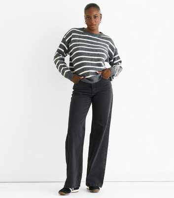 Gini London Stripe Chunky Knit Jumper