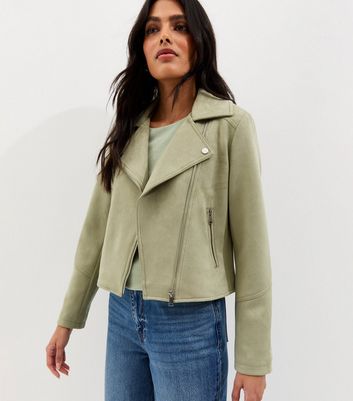light-khaki-faux-suede-biker-