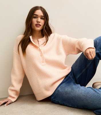 Light Pink Midweight Knit Jumper