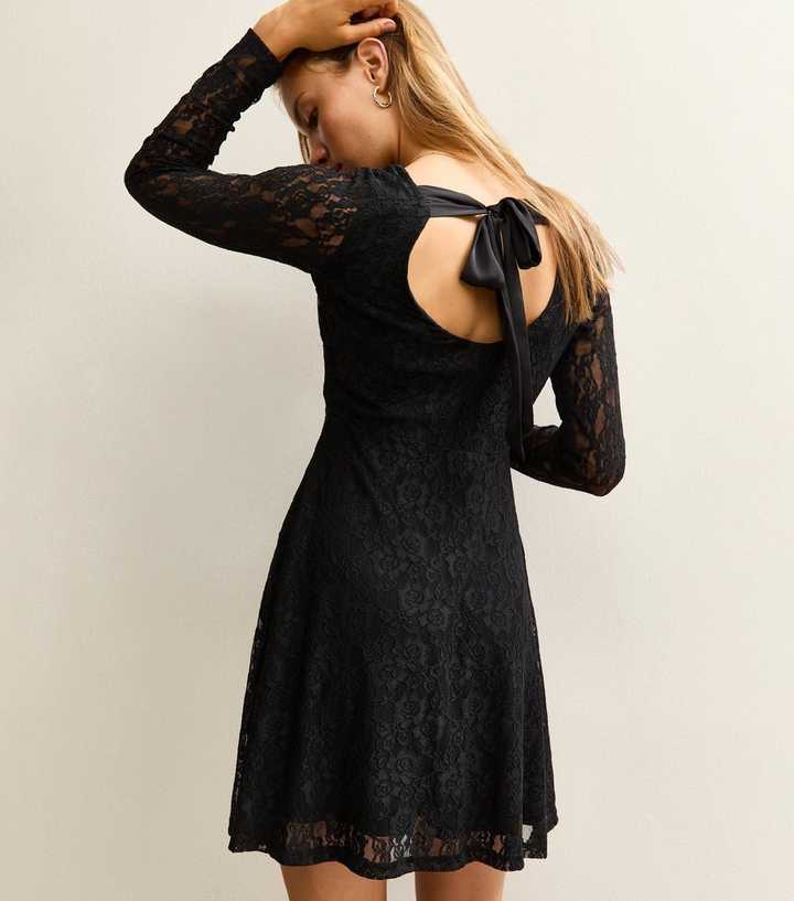 chinese dress ladies Sultry Vibes Sheer Lace Corset Skater Dress